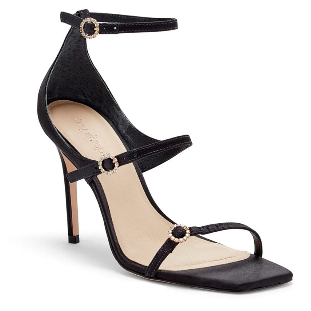 Cinq à Sept Women's Celeste Satin Sandals New
